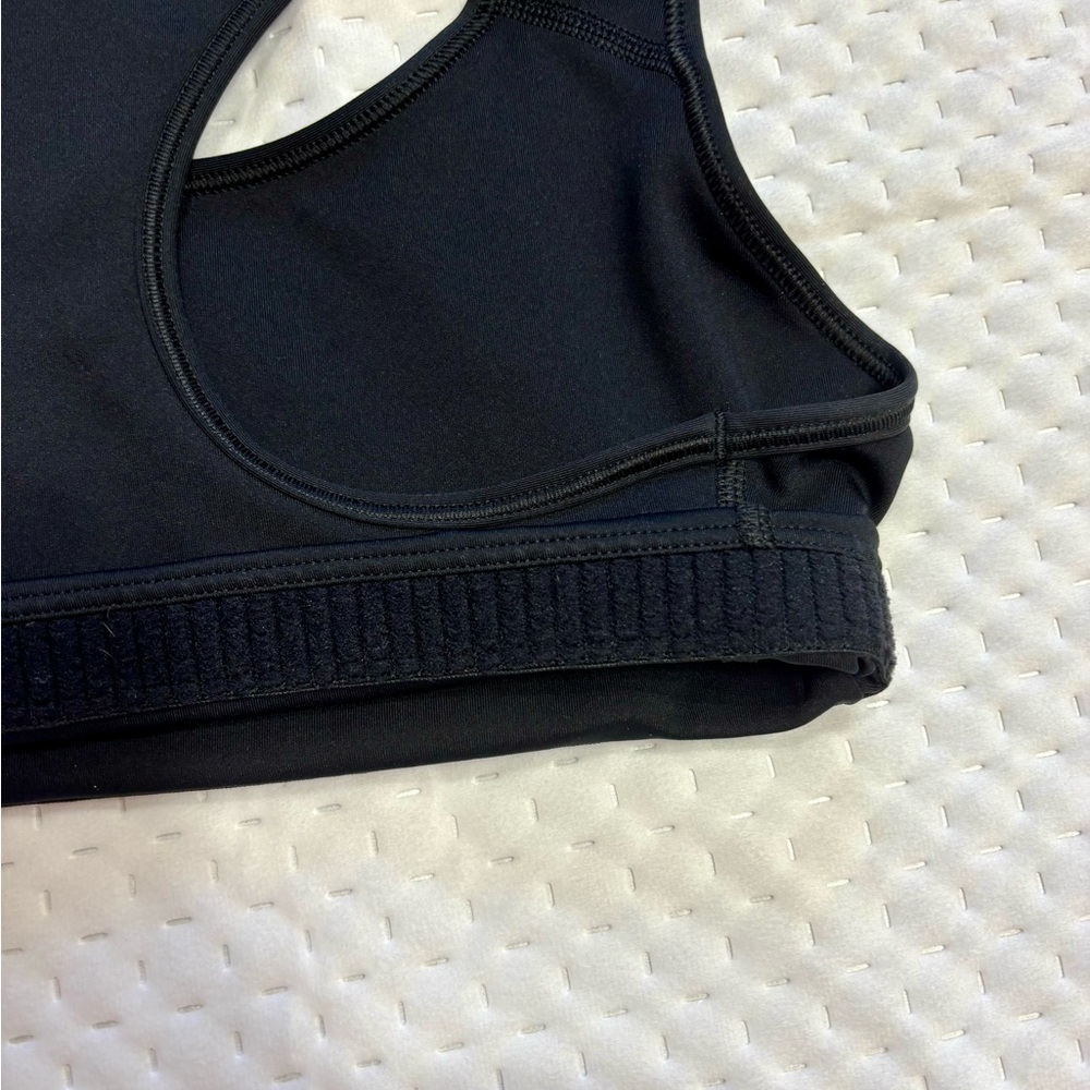 Nike Women's Black Racerback Sports Bra - Picture 3 of 4